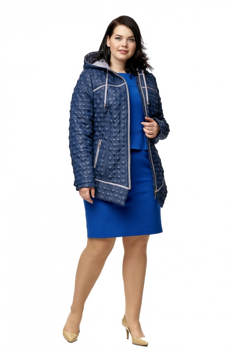 Куртка женская из текстиля с капюшоном 8014751