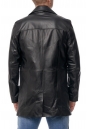 Мужское кожаное пальто из натуральной кожи с воротником 8015010-3