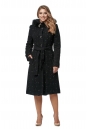 Женское пальто из текстиля с капюшоном 8016071-2