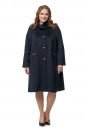Женское пальто из текстиля с воротником 8016232