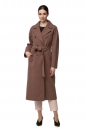Женское пальто из текстиля с воротником 8016265