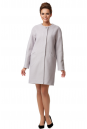 Женское пальто из текстиля без воротника 8016360-2