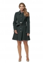 Женское пальто из текстиля с воротником 8016415