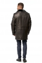 Мужское кожаное пальто из натуральной кожи на меху с воротником, отделка норка 8017674-3