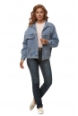 Куртка женская джинсовая с воротником 8017903-2
