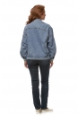 Куртка женская джинсовая с воротником 8017903-4