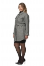 Женское пальто из текстиля с воротником 8019043-2