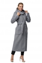 Женское пальто из текстиля с капюшоном 8019555-2