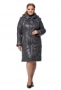 Женское пальто из текстиля с капюшоном 8019804-2