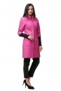 Женское пальто из текстиля с воротником 8020475