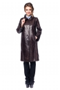 Женское кожаное пальто из натуральной кожи питона с воротником 8020537-2