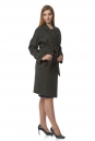 Женское пальто из текстиля с воротником 8021120