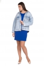 Куртка женская джинсовая с капюшоном 8021702-2