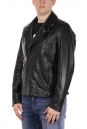 Мужская кожаная куртка из натуральной кожи с воротником 8021850-6