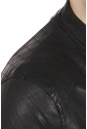 Мужская кожаная куртка из эко-кожи с воротником 8021866-6