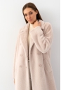 Женское пальто из текстиля с воротником 8022137-2