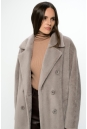 Женское пальто из текстиля с воротником 8022140-4