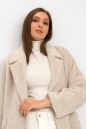 Женское пальто из текстиля с воротником 8022141-5