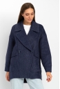 Женское пальто из текстиля с воротником 8022146