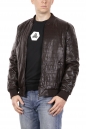 Мужская кожаная куртка из эко-кожи с воротником 8022433-2