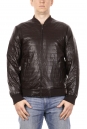 Мужская кожаная куртка из эко-кожи с воротником 8022433-3