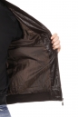 Мужская кожаная куртка из эко-кожи с воротником 8022433-7