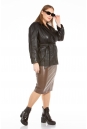 Женская кожаная куртка из натуральной кожи с воротником 8022541-3