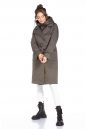 Женское пальто из текстиля с капюшоном 8022570-4