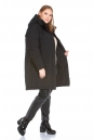 Женское пальто из текстиля с капюшоном 8022571-2
