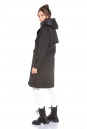 Женское пальто из текстиля с капюшоном 8022575-5