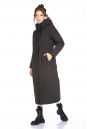 Женское пальто из текстиля с капюшоном 8022576-3