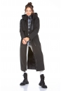 Женское пальто из текстиля с капюшоном 8022576-8