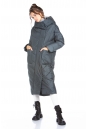 Женское пальто из текстиля с капюшоном 8022580-2