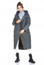 Женское пальто из текстиля с капюшоном 8022580-7