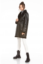 Женская кожаная куртка из эко-кожи с воротником, отделка искусственный мех 8022585-6