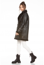 Женская кожаная куртка из эко-кожи с воротником, отделка искусственный мех 8022585-7