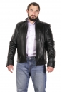 Мужская кожаная куртка из натуральной кожи с воротником 8022596-12