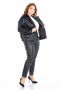 Женская кожаная куртка из натуральной кожи с воротником 8022643-4