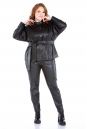 Женская кожаная куртка из натуральной кожи с воротником 8022658-3