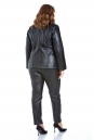 Женская кожаная куртка из натуральной кожи с воротником, отделка песец 8022661-6
