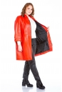 Женское кожаное пальто из натуральной кожи с воротником 8022724-6