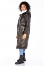 Женское кожаное пальто из натуральной кожи с капюшоном 8023123-3