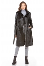 Женское кожаное пальто из натуральной кожи с воротником 8023130-2