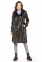 Женское кожаное пальто из натуральной кожи с воротником 8023130-3