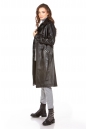 Женское кожаное пальто из натуральной кожи с воротником 8023130-5