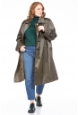 Женское пальто из текстиля с воротником 8023213