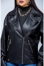 Женская кожаная куртка из эко-кожи с воротником 8023325-6