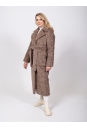 Женское пальто из текстиля с воротником 8023379-8