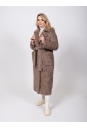 Женское пальто из текстиля с воротником 8023379-9
