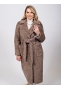 Женское пальто из текстиля с воротником 8023379-10